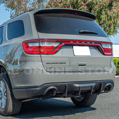 2014-Up Dodge Durango Track Package Rear Dual Tips Diffuser image 3