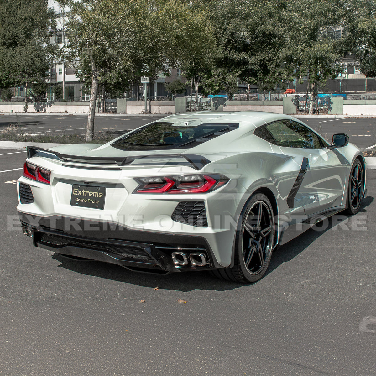 Z51 Wickerbill Package Corvette C8 Stingray Rear Trunk Spoiler image 19