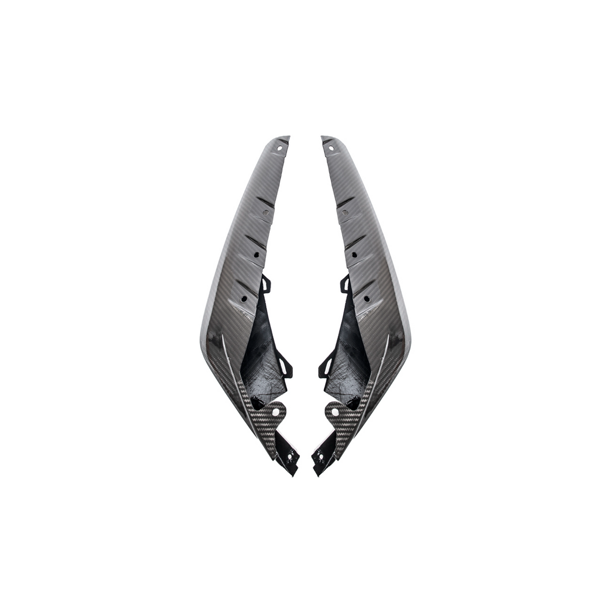 21-Up BMW G82 G83 M4 Carbon Fiber Extended Front Side Splitter image 1