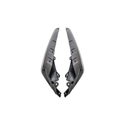 21-Up BMW G82 G83 M4 Carbon Fiber Extended Front Side Splitter image 1