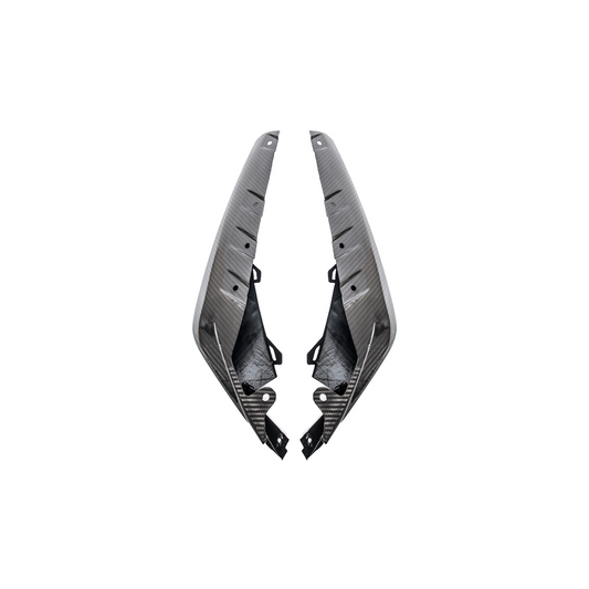 21-Up BMW G82 G83 M4 Carbon Fiber Extended Front Side Splitter image 1