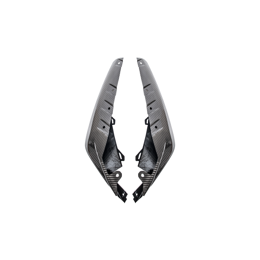 21-Up BMW G82 G83 M4 Carbon Fiber Extended Front Side Splitter image 1