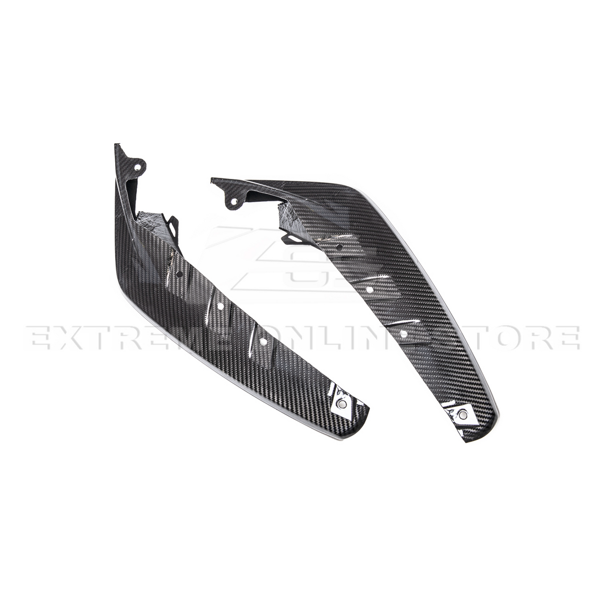 21-Up BMW G82 G83 M4 Carbon Fiber Extended Front Side Splitter image 14