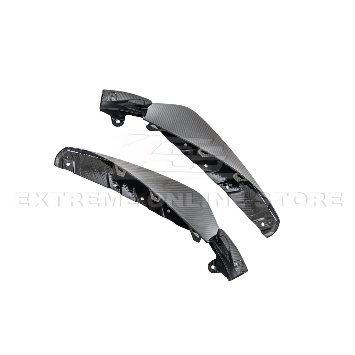21-Up BMW G82 G83 M4 Carbon Fiber Extended Front Side Splitter image 10