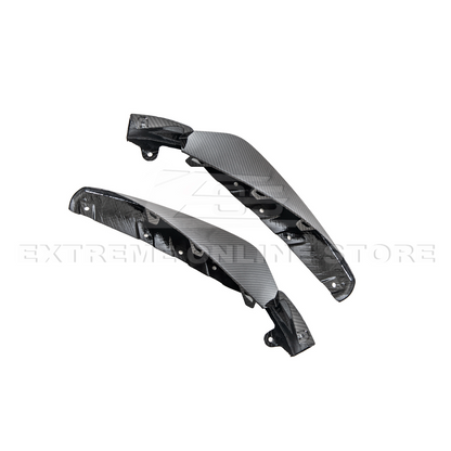 21-Up BMW G82 G83 M4 Carbon Fiber Extended Front Side Splitter image 10