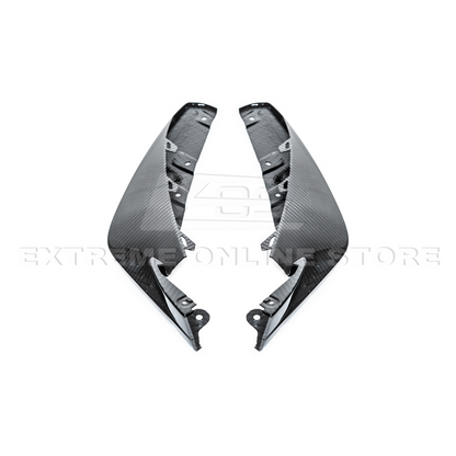 21-Up BMW G82 G83 M4 Carbon Fiber Extended Front Side Splitter image 9