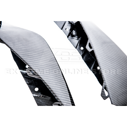 21-Up BMW G82 G83 M4 Carbon Fiber Extended Front Side Splitter image 12