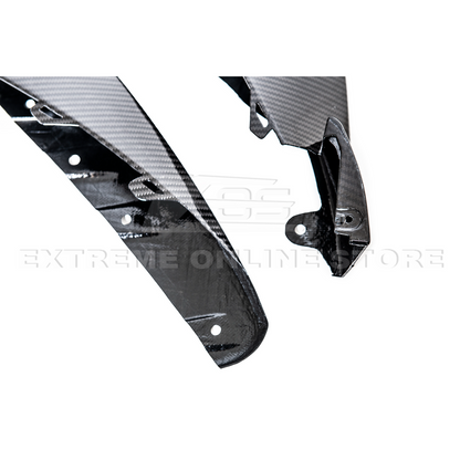 21-Up BMW G82 G83 M4 Carbon Fiber Extended Front Side Splitter image 13