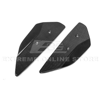 2020-Up Corvette C8 GM Factory Style DRY CARBON FIBER Rear Spoiler Side Winglets image 11