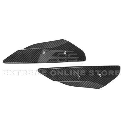 2020-Up Corvette C8 GM Factory Style DRY CARBON FIBER Rear Spoiler Side Winglets image 12