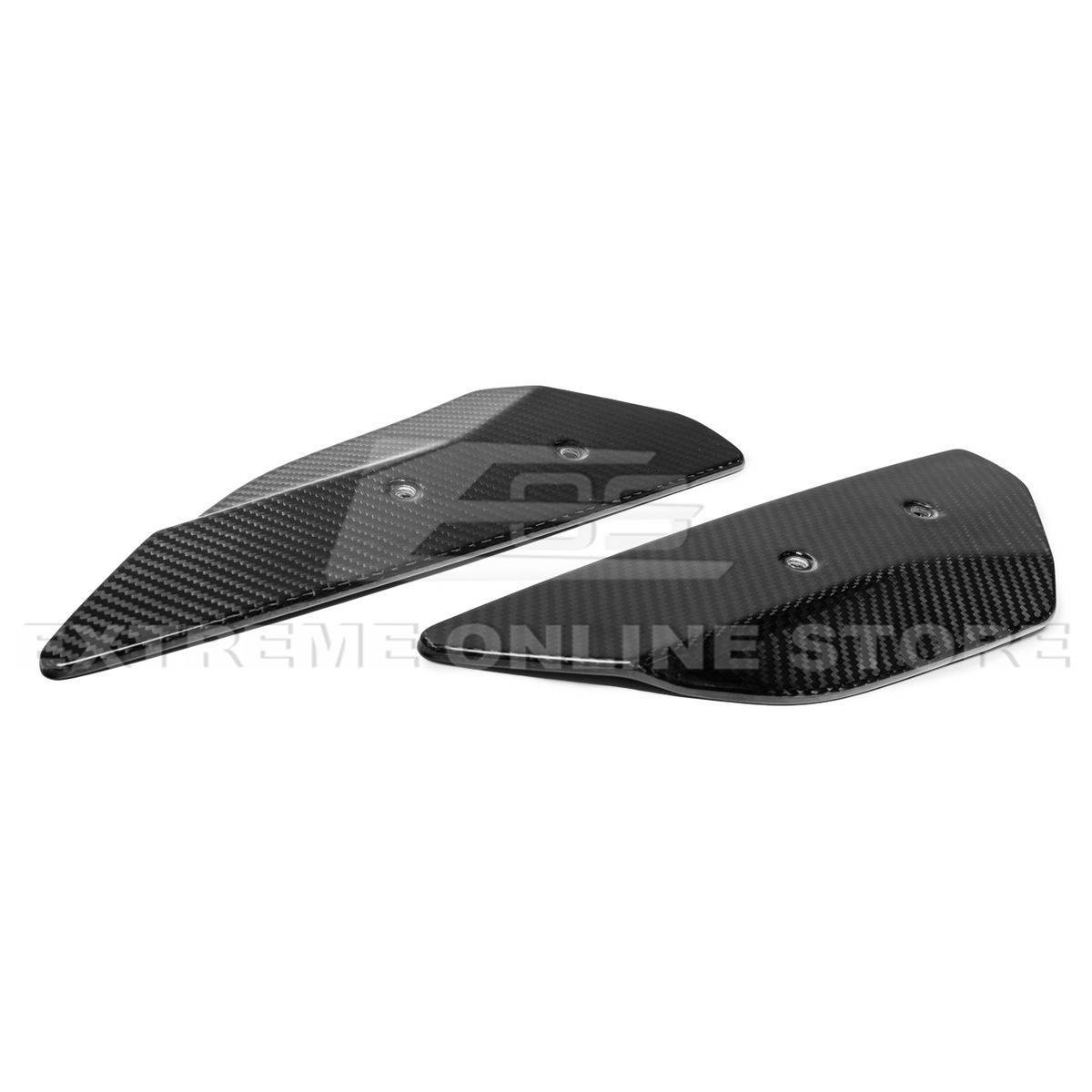 2020-Up Corvette C8 GM Factory Style DRY CARBON FIBER Rear Spoiler Side Winglets image 13