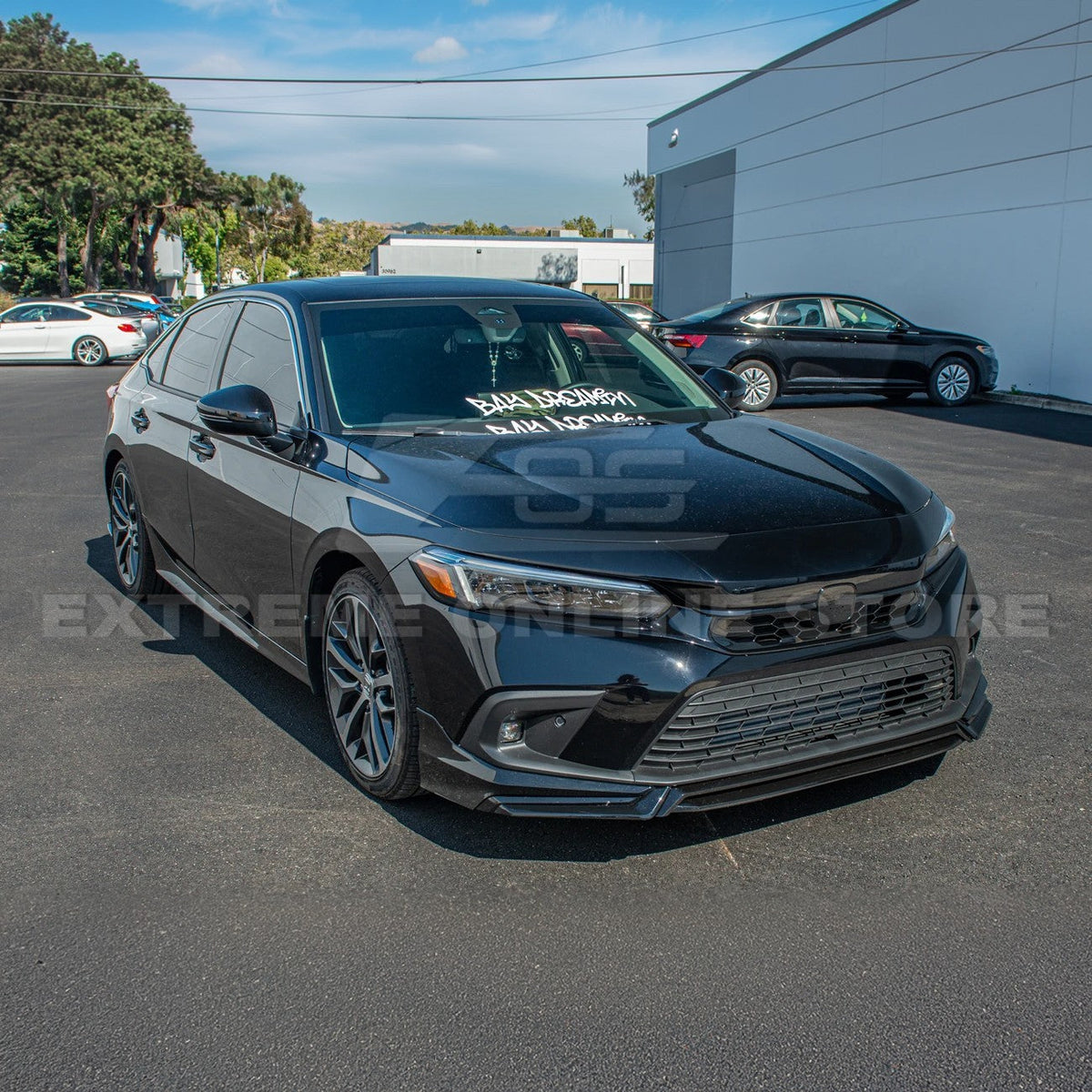 2022-Up Honda Civic Sedan JDM Si Style Front Bumper Grille Cover image 3