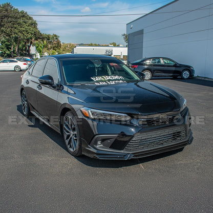 2022-Up Honda Civic Sedan JDM Si Style Front Bumper Grille Cover image 3