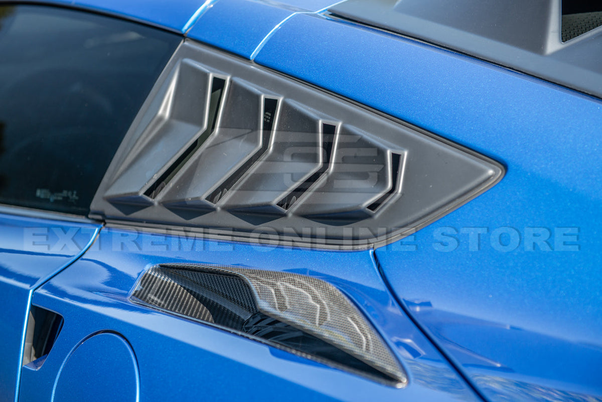 Corvette C7 Side & Rear Window Louver Cover image 6
