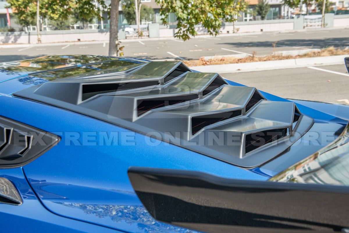 Corvette C7 Side & Rear Window Louver Cover image 7