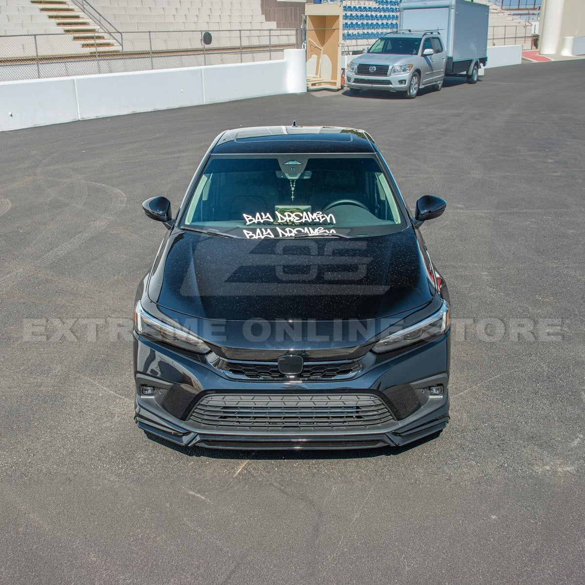 2022-Up Honda Civic Sedan JDM Si Style Front Bumper Grille Cover image 4