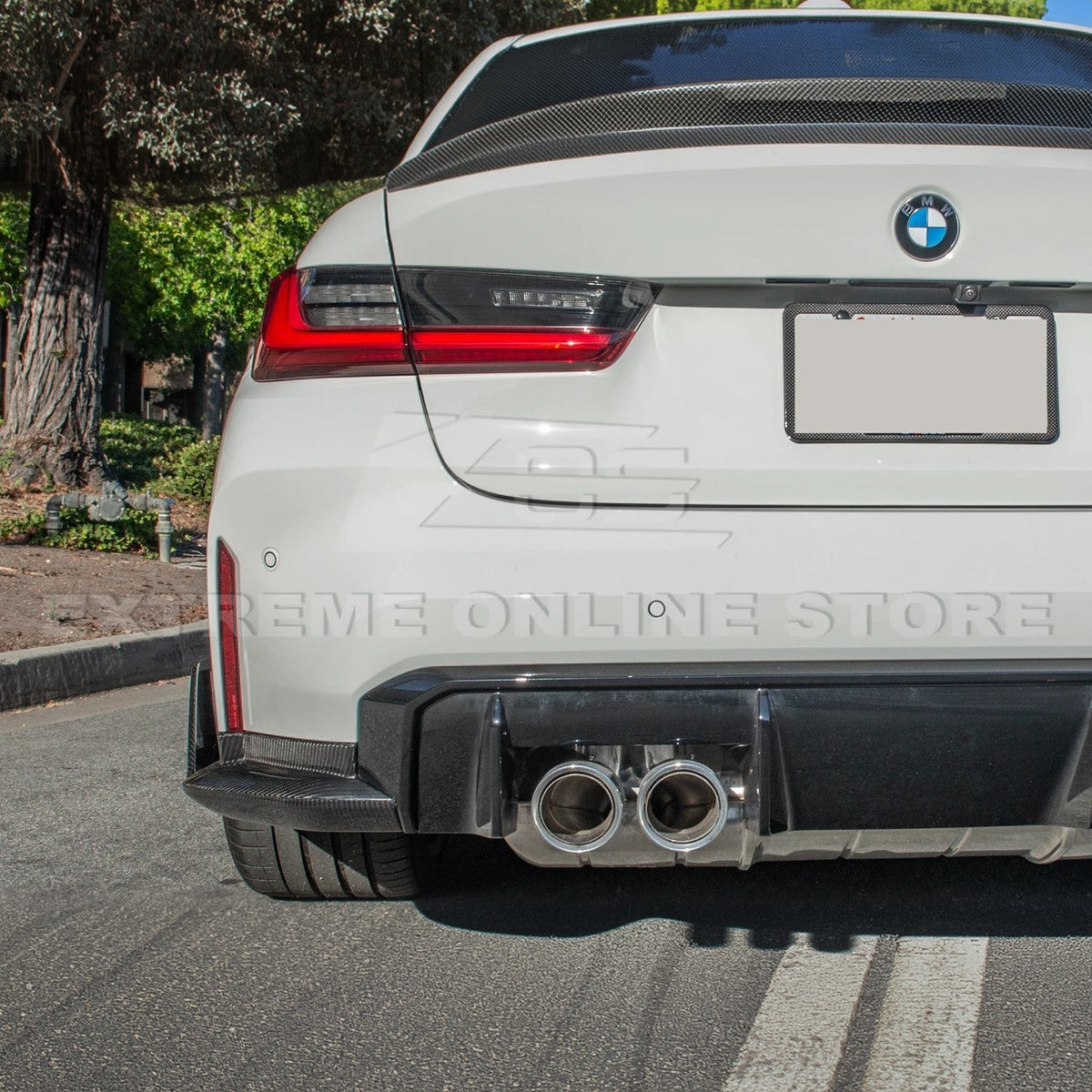 2021-Up BMW G80 M3 M-Performance Rear Lip Fits Apron Splitter image 4