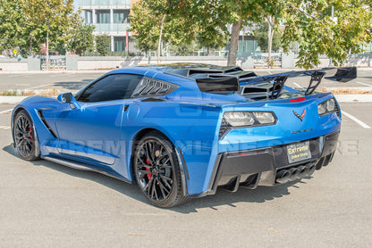 Corvette C7 Track Package Side Quarter Window Louver image 9