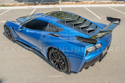 Corvette C7 Side & Rear Window Louver Cover image 3