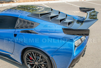 Corvette C7 Side & Rear Window Louver Cover image 4