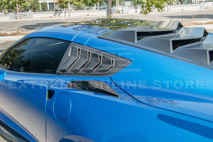 Corvette C7 Track Package Side Quarter Window Louver image 3