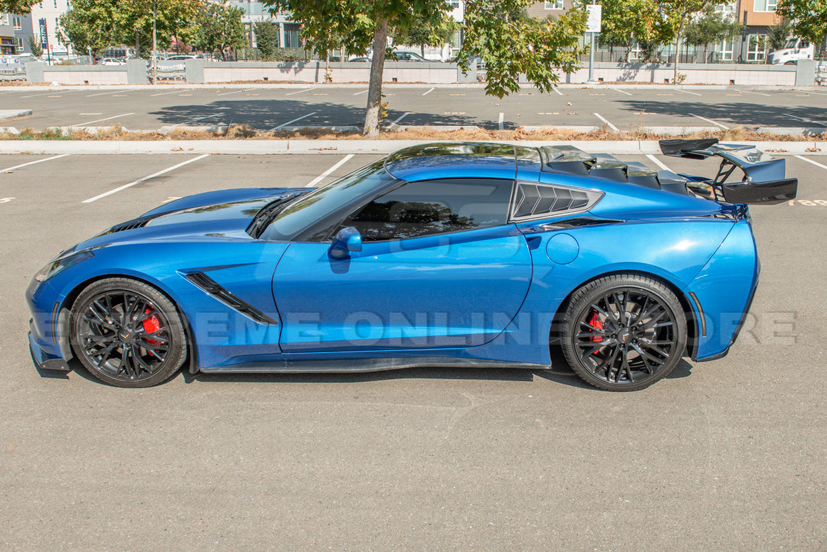 Corvette C7 Track Package Side Quarter Window Louver image 6