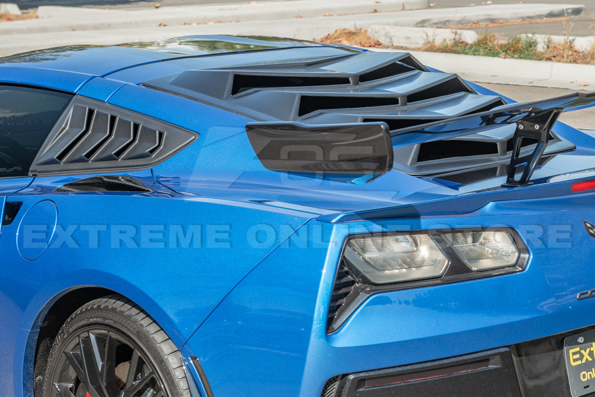 Corvette C7 Side & Rear Window Louver Cover image 8
