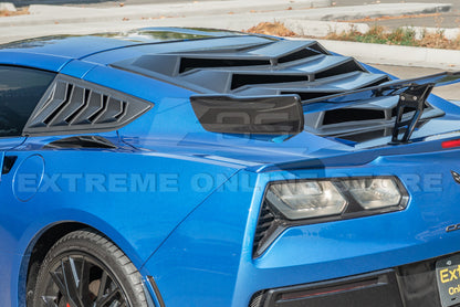 Corvette C7 Side & Rear Window Louver Cover image 8