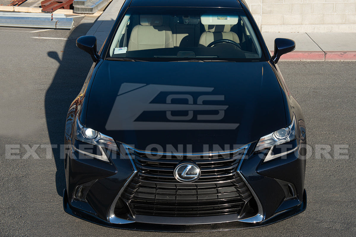 2016-20 Lexus GS-Series Carbon Fiber Front Bumper Lip Splitter image 4