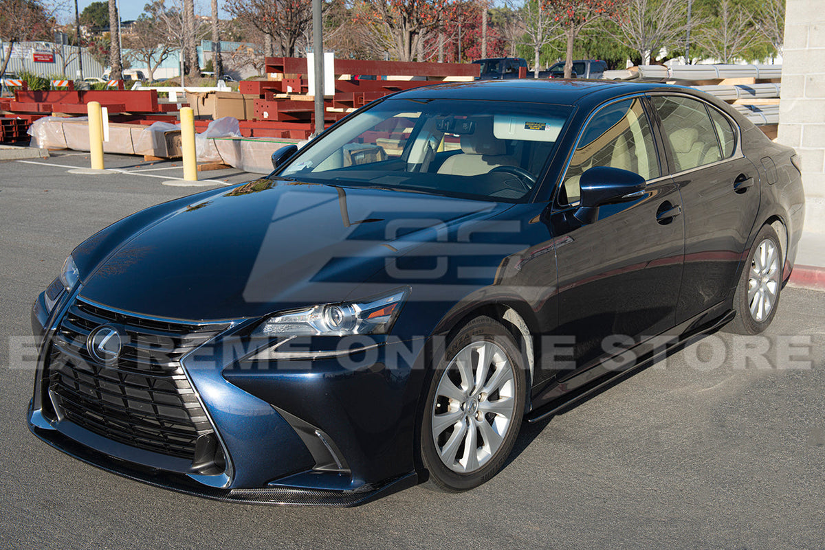2016-20 Lexus GS-Series Carbon Fiber Front Bumper Lip Splitter image 6