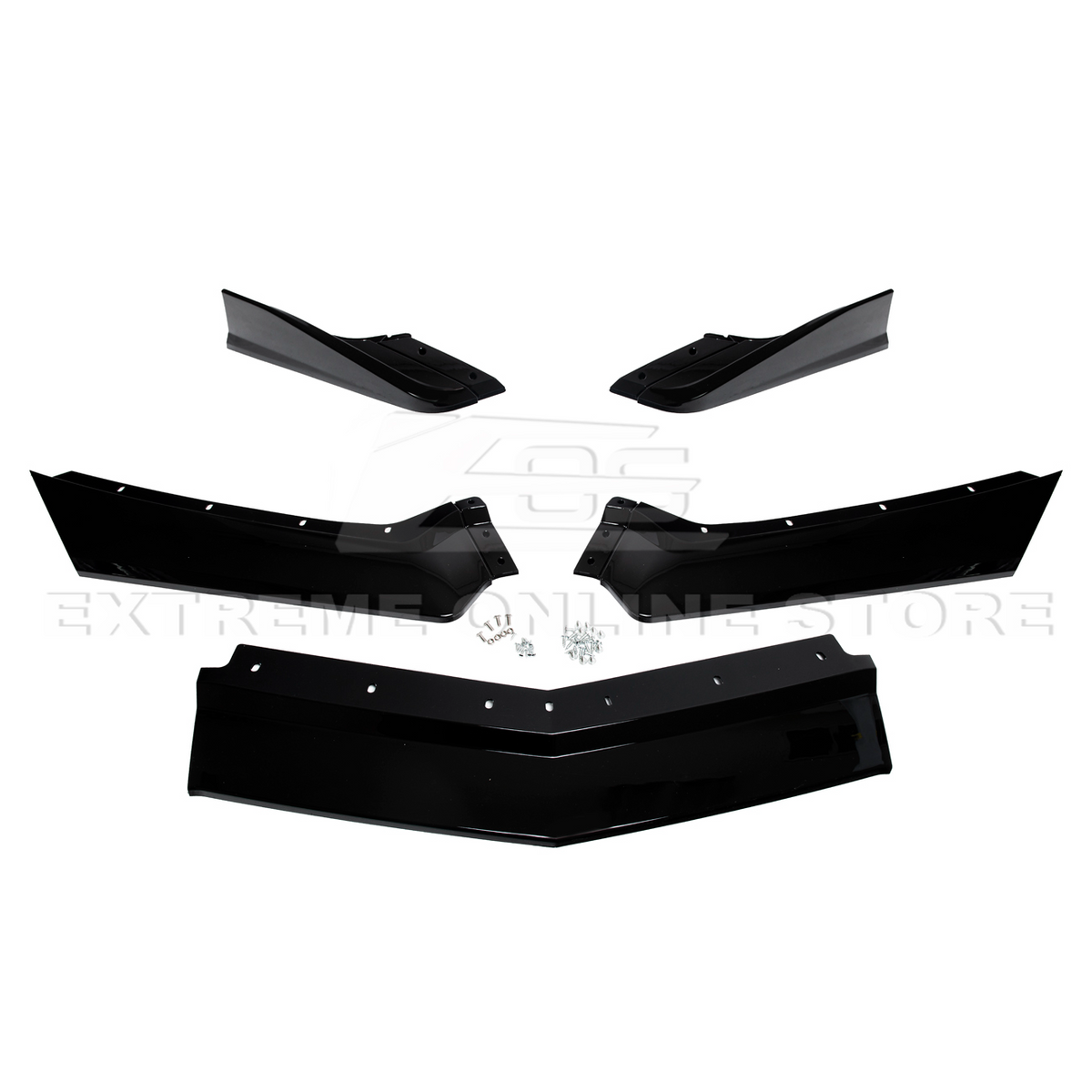 Corvette C8 Stingray Front Splitter [5-Piece Extended Version] image 10