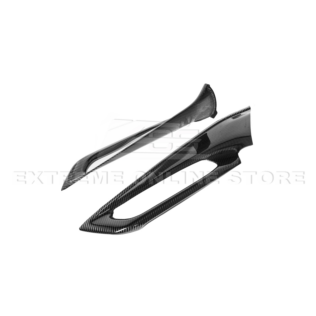 Corvette C8 DRY CARBON FIBER Window Switch Trim & Pillar Panel Cover image 37