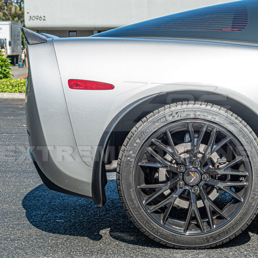 Chevrolet Corvette C6 Base Rear Splash Guards Mud Flaps image 5