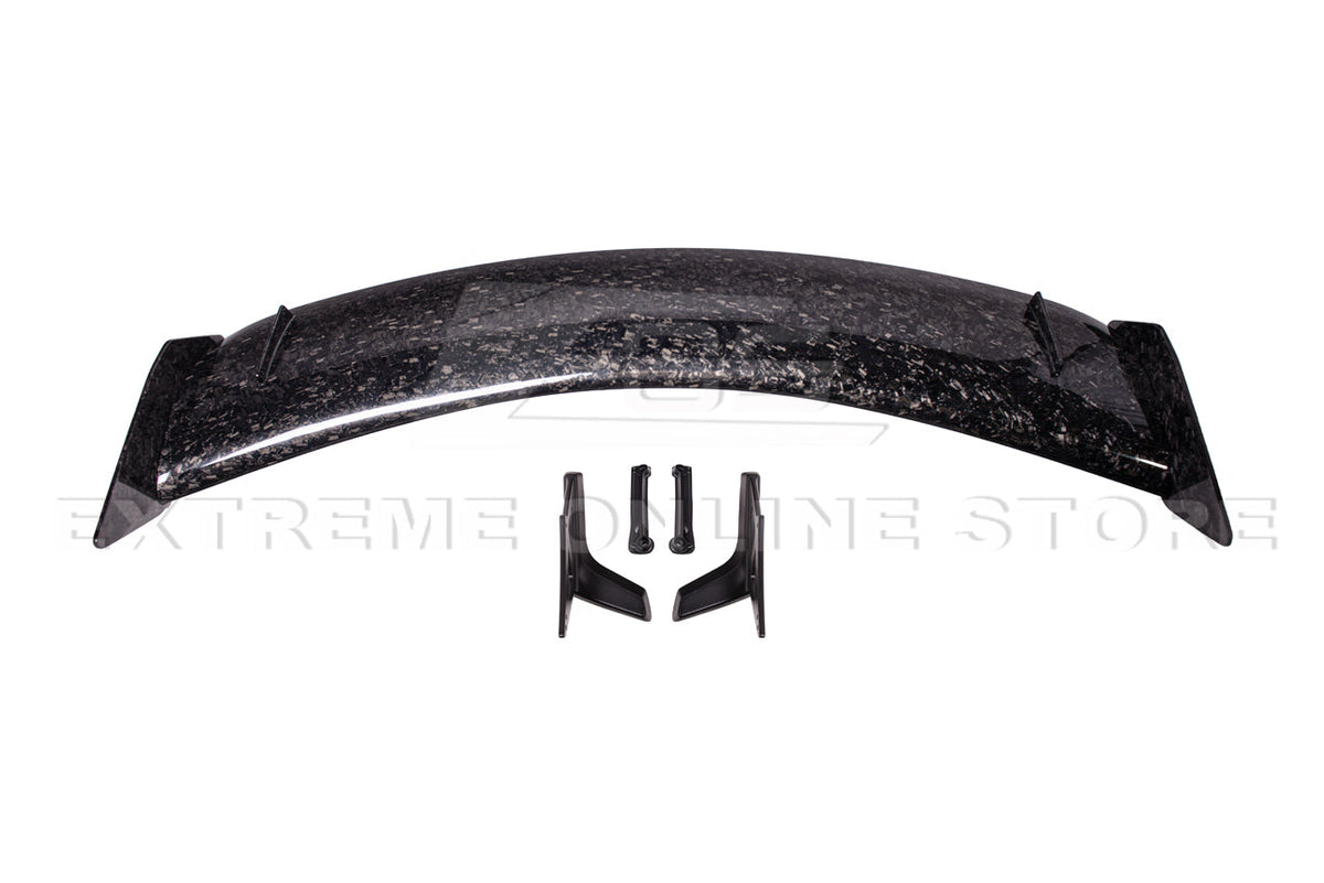 2015-23 Ford Mustang GT500 Track Pack Style DRY CARBON FIBER Rear Spoiler High Wing image 36