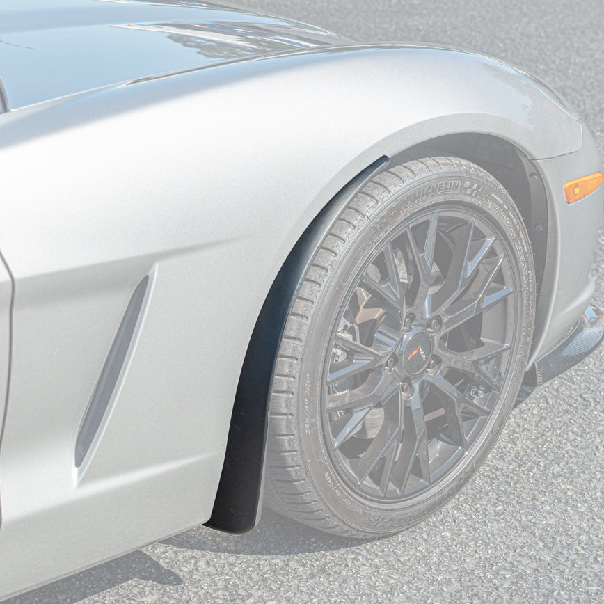 Chevrolet Corvette C6 Base Front Guards Mud Flaps image 4