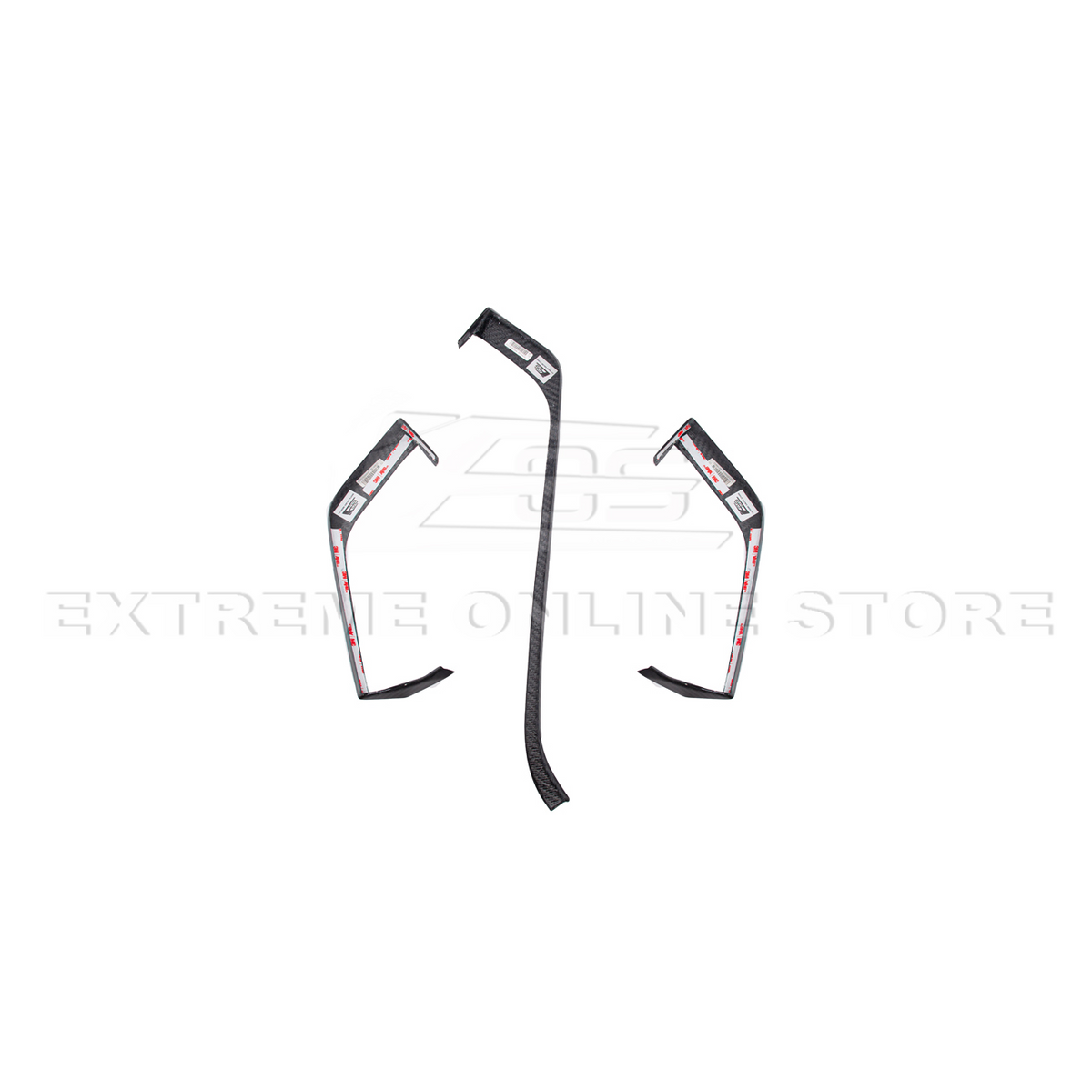 Corvette C8 DRY CARBON FIBER Upper Dash Pad Trim Kit image 13