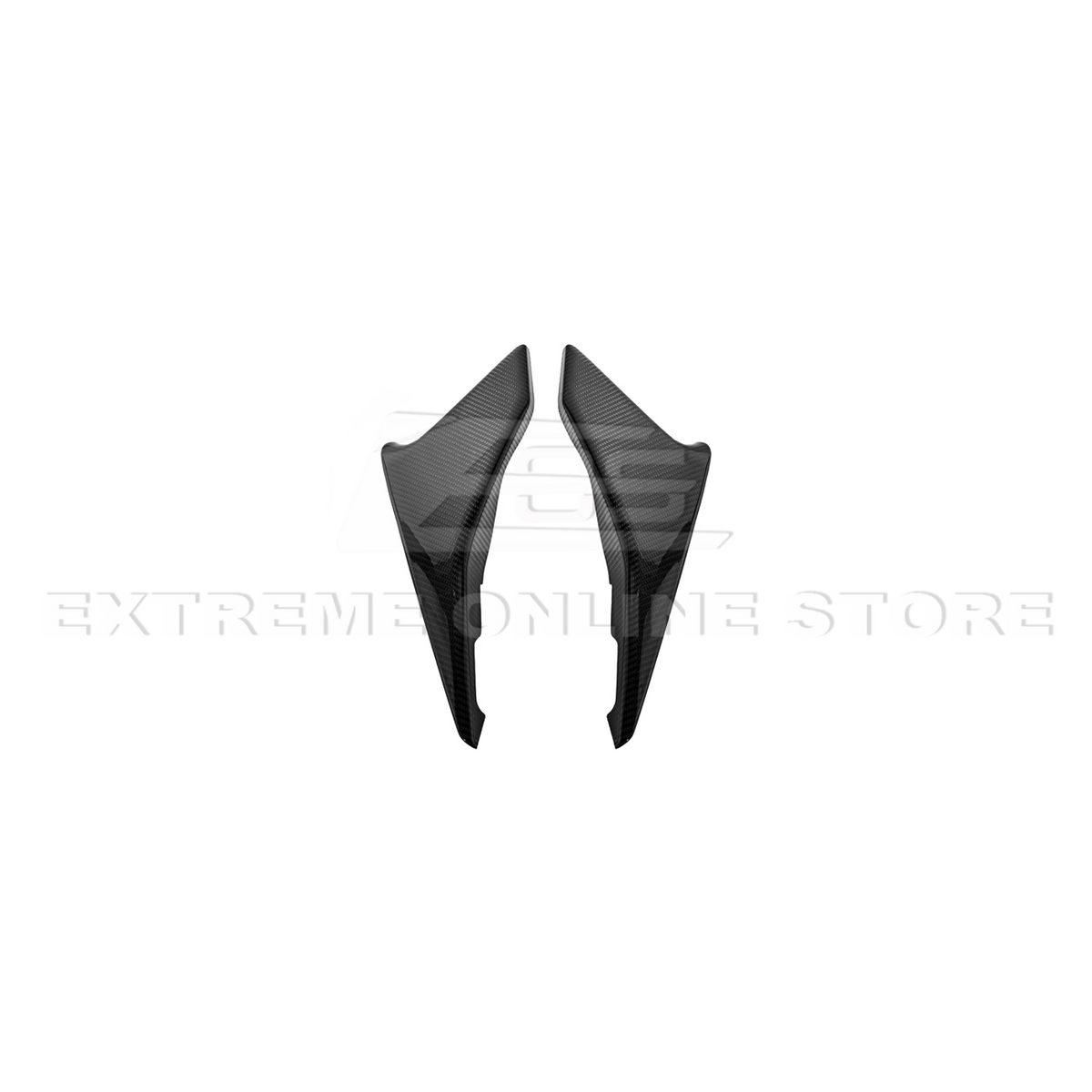 Corvette C8 DRY CARBON FIBER Window Switch Trim & Pillar Panel Cover image 26