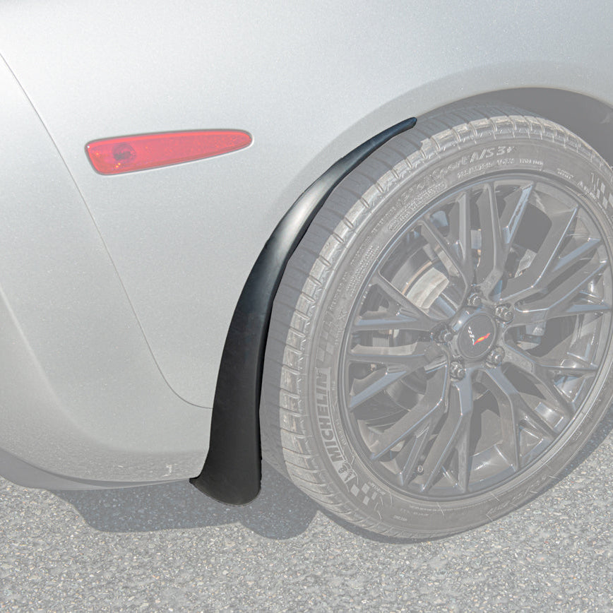 Chevrolet Corvette C6 Base Rear Splash Guards Mud Flaps image 3