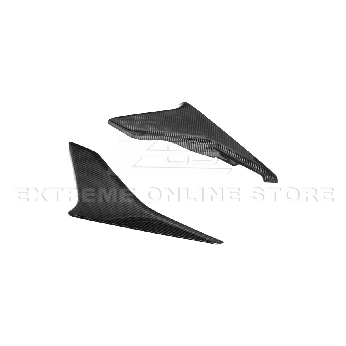 Corvette C8 DRY CARBON FIBER Window Switch Trim & Pillar Panel Cover image 29