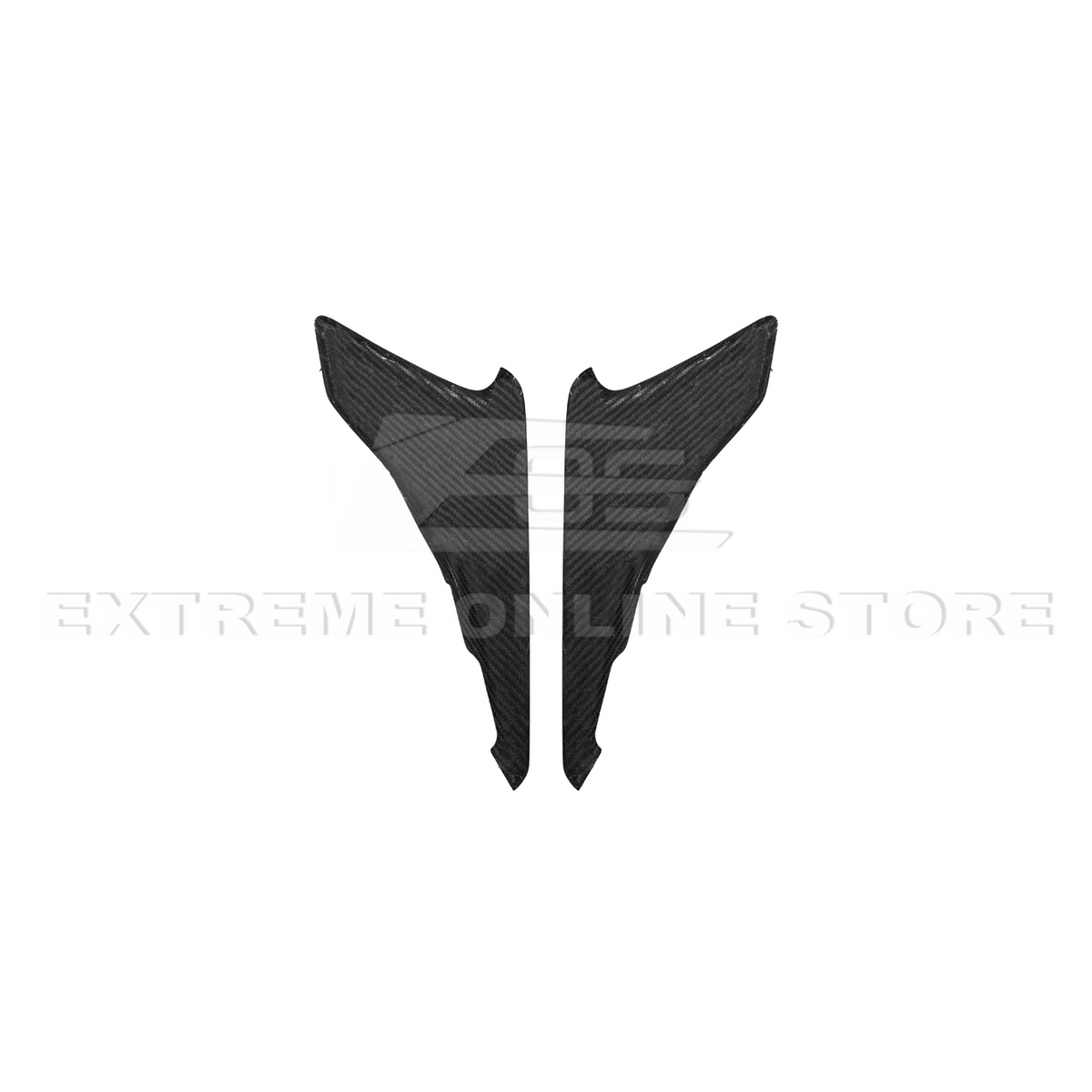 Corvette C8 DRY CARBON FIBER Window Switch Trim & Pillar Panel Cover image 18