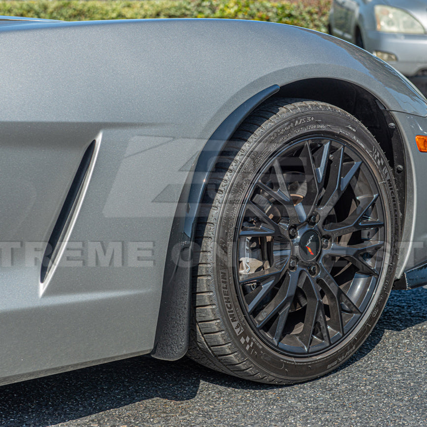 Chevrolet Corvette C6 Base Front Guards Mud Flaps image 14