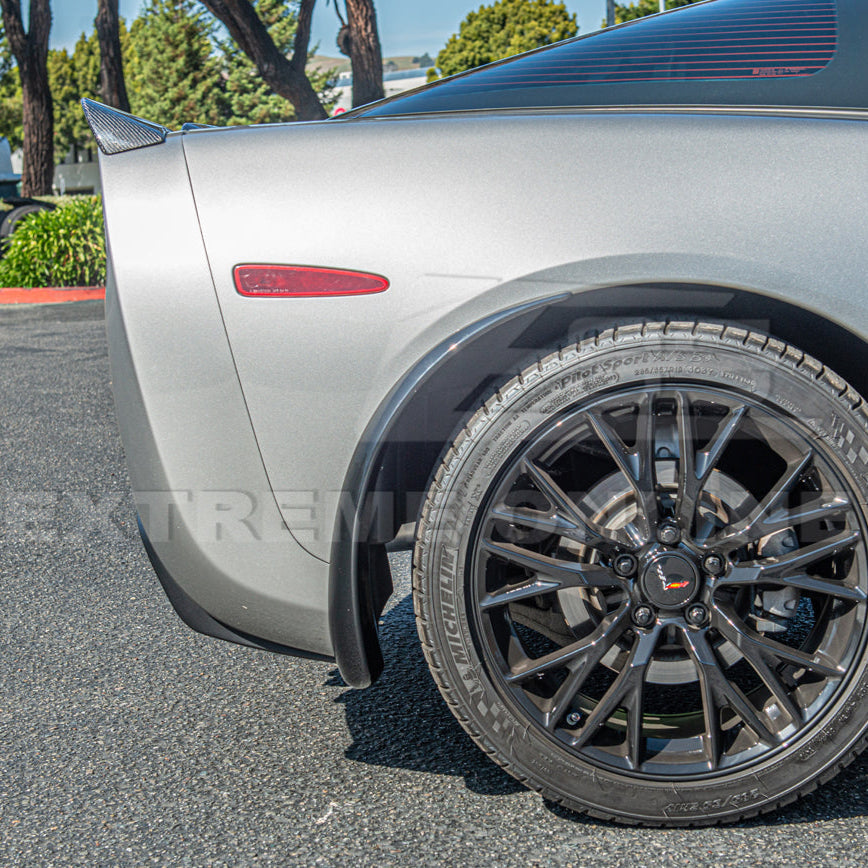 Chevrolet Corvette C6 Base Rear Splash Guards Mud Flaps image 16