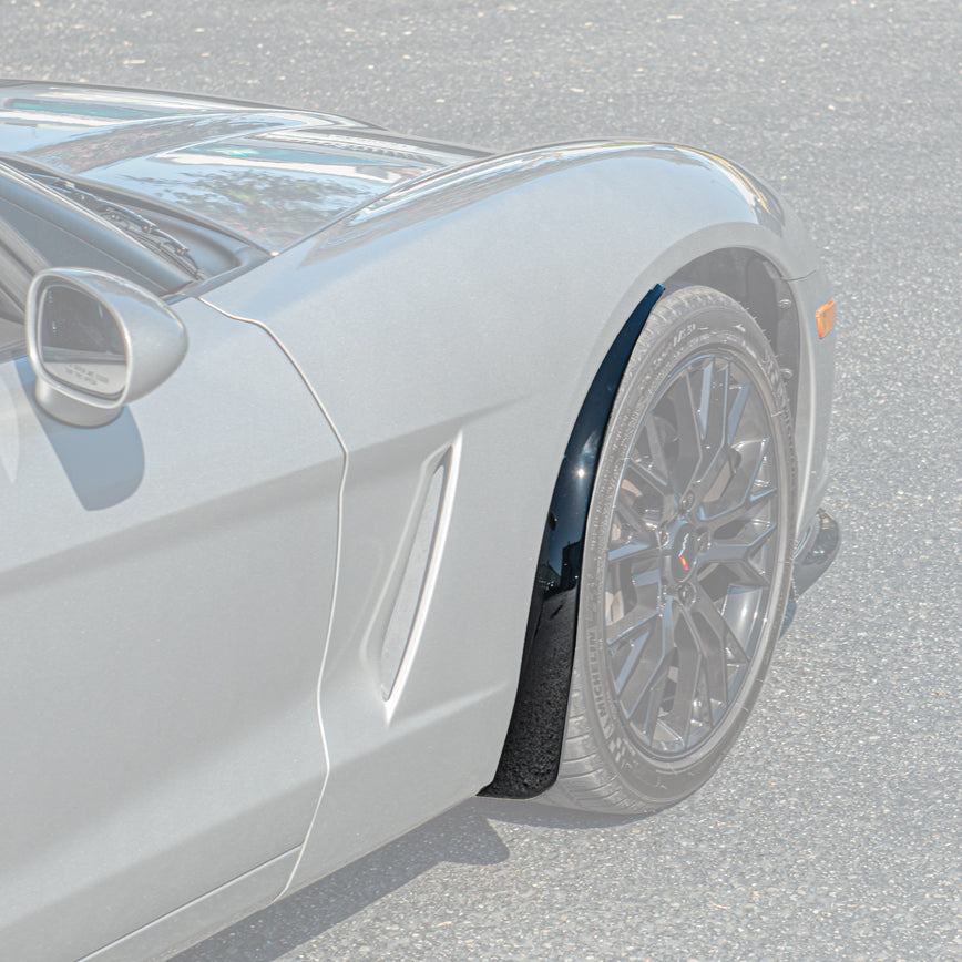 Chevrolet Corvette C6 Base Front Guards Mud Flaps image 13