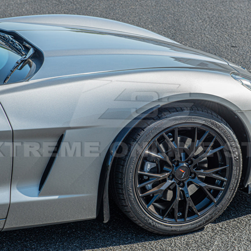 Chevrolet Corvette C6 Base Front Guards Mud Flaps image 15