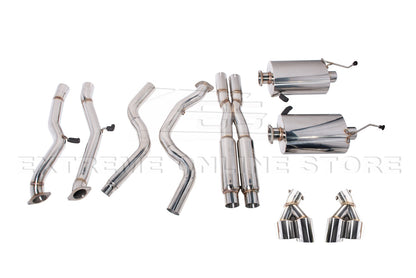 2016-PRESENT CHEVROLET CAMARO V8 COUPE QUAD TIPS CAT BACK EXHAUST image 9