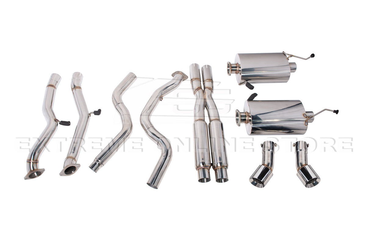 2016-PRESENT CHEVROLET CAMARO V8 COUPE DUAL TIPS CAT BACK EXHAUST image 9