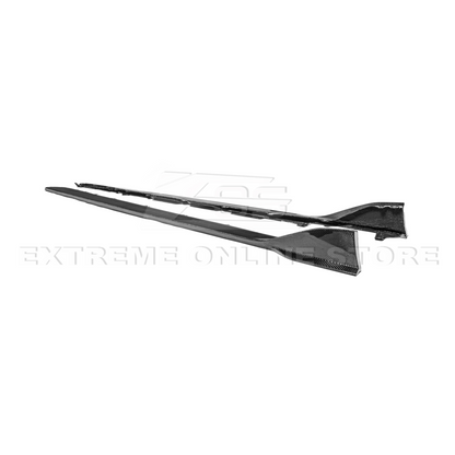 20-Up Toyota Supra A91 CF Front Lip Side Skirts image 21
