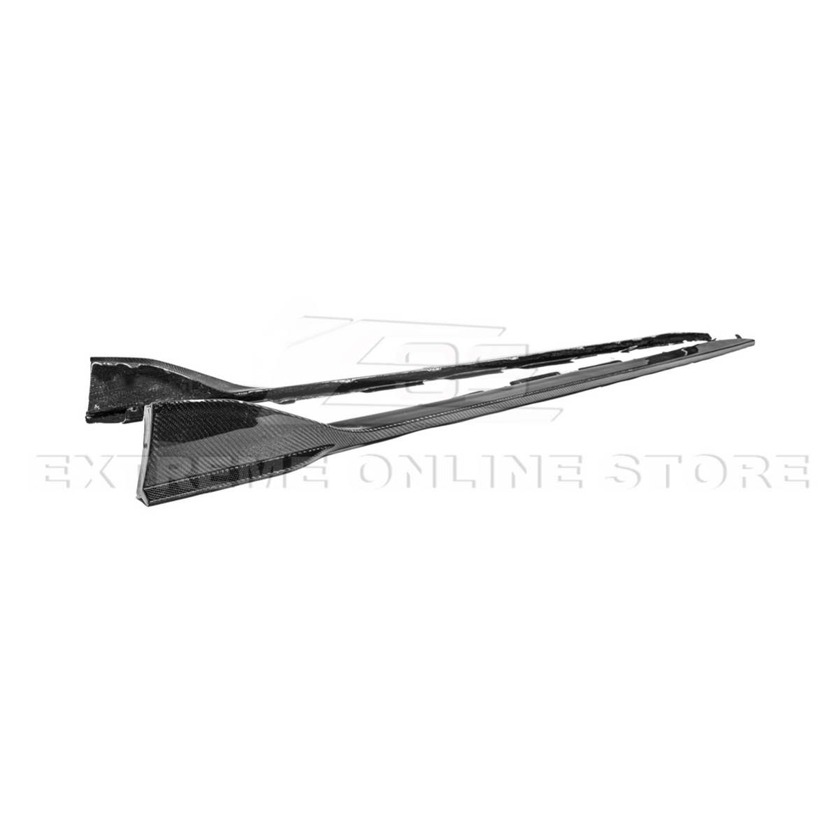 20-Up Toyota Supra A91 CF Front Lip Side Skirts image 17