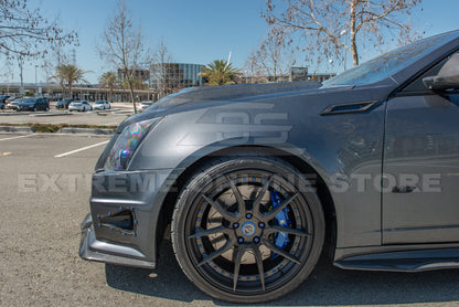 2009-15 Cadillac CTS-V Carbon Fiber Middle Vented Front Bumper Hood image 5