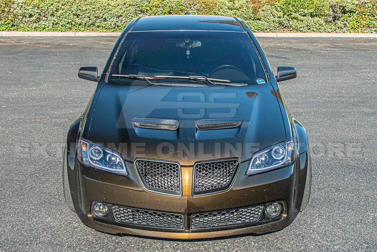 2008-09 Pontiac G8 Carbon Front Hood Vent Cover image 4